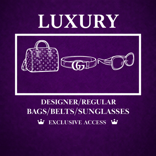 Luxury Belts, Bags, Sunglasses Vendor